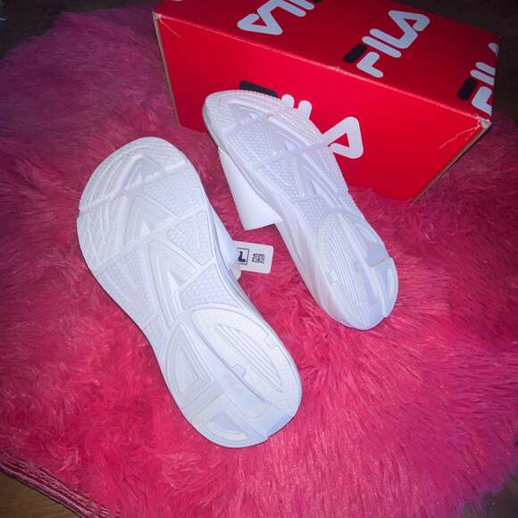 FILA Zen Slide Layered Women's Sandals Slides‎ White Size 9 - Picture 3 of 4
